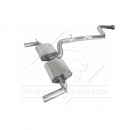 Focus 2 RS & ST Bull-X valved Auspuffanlage ab Kat