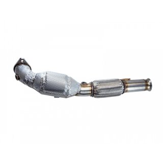 Focus 3 RS Bull-X Downpipe mit und ohne Kat