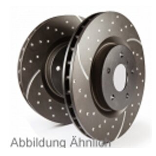 Focus 3 RS EBC Turbo Groove Disc Black vorne