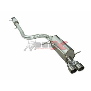 Fiesta ST 180 Bull-X Race Auspuffanlage ab Kat in 3"