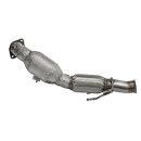 Focus 3 RS HJS Downpipe mit Kat in 76mm mit EG