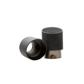 Schwarze Endrohre 127mm